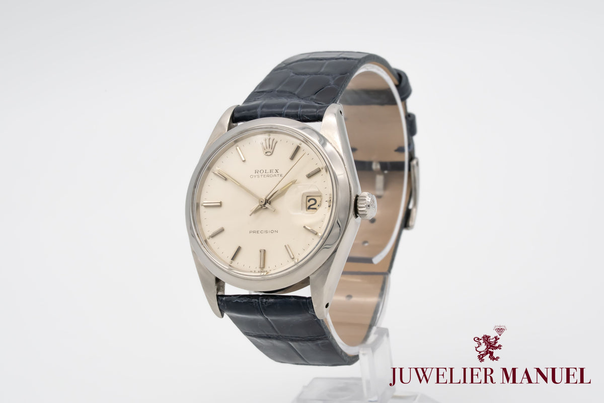 Rolex Oysterdate Precision Oyster Date 6694 Stainless Steel Manual Winding 34mm