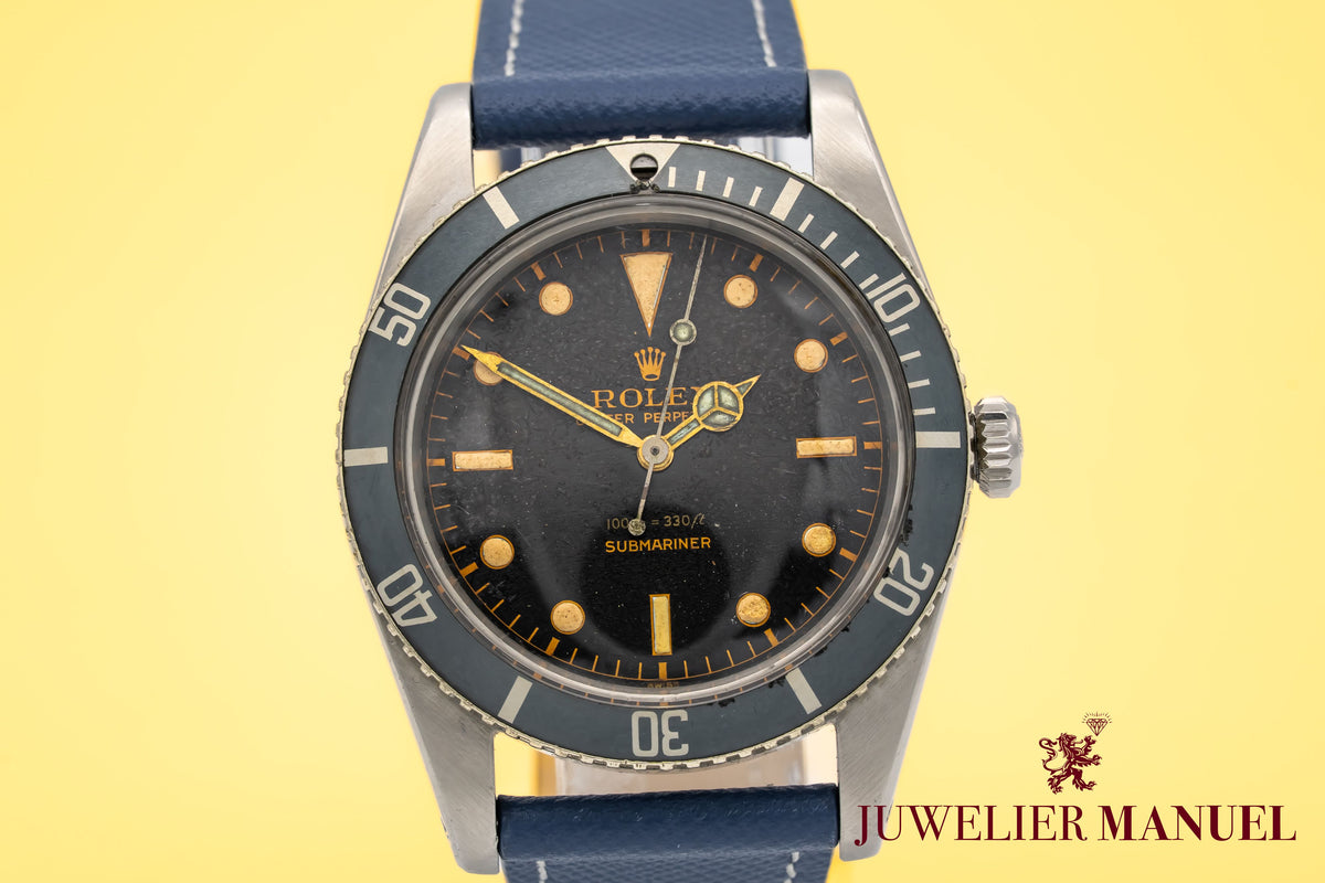 Rolex Submariner (No Date) 5508 James Bond Rare Gilt Dial Stainless Steel Automatic 37mm