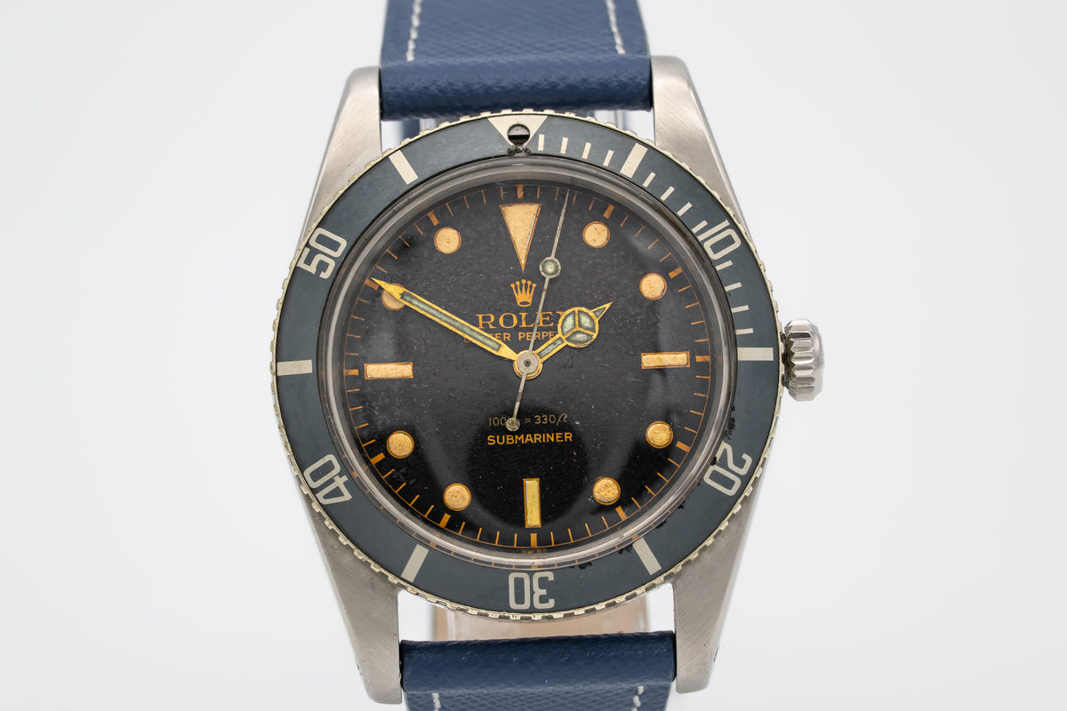 Rolex Submariner (No Date) 5508 James Bond Rare Gilt Dial Stainless Steel Automatic 37mm