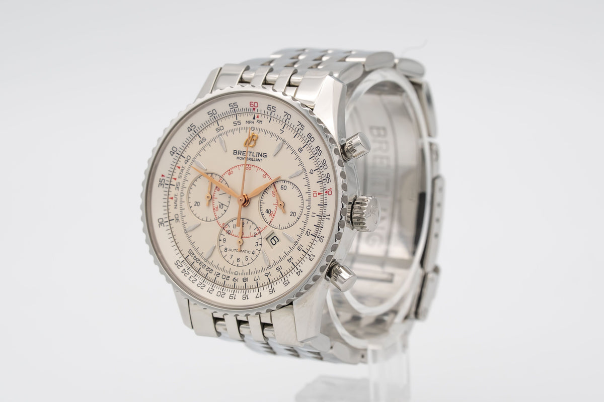Breitling Montbrillant Navitimer A41370 Chronograph Stahl Automatik 38mm
