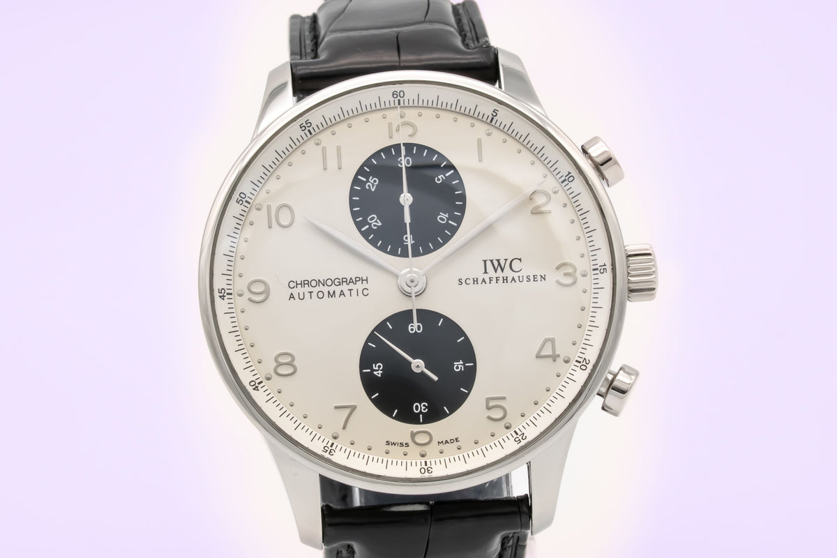 IWC Portugieser Chronograph Portuguese Chronograph IW371445 Special Edition Panda Stahl Automatik 41mm
