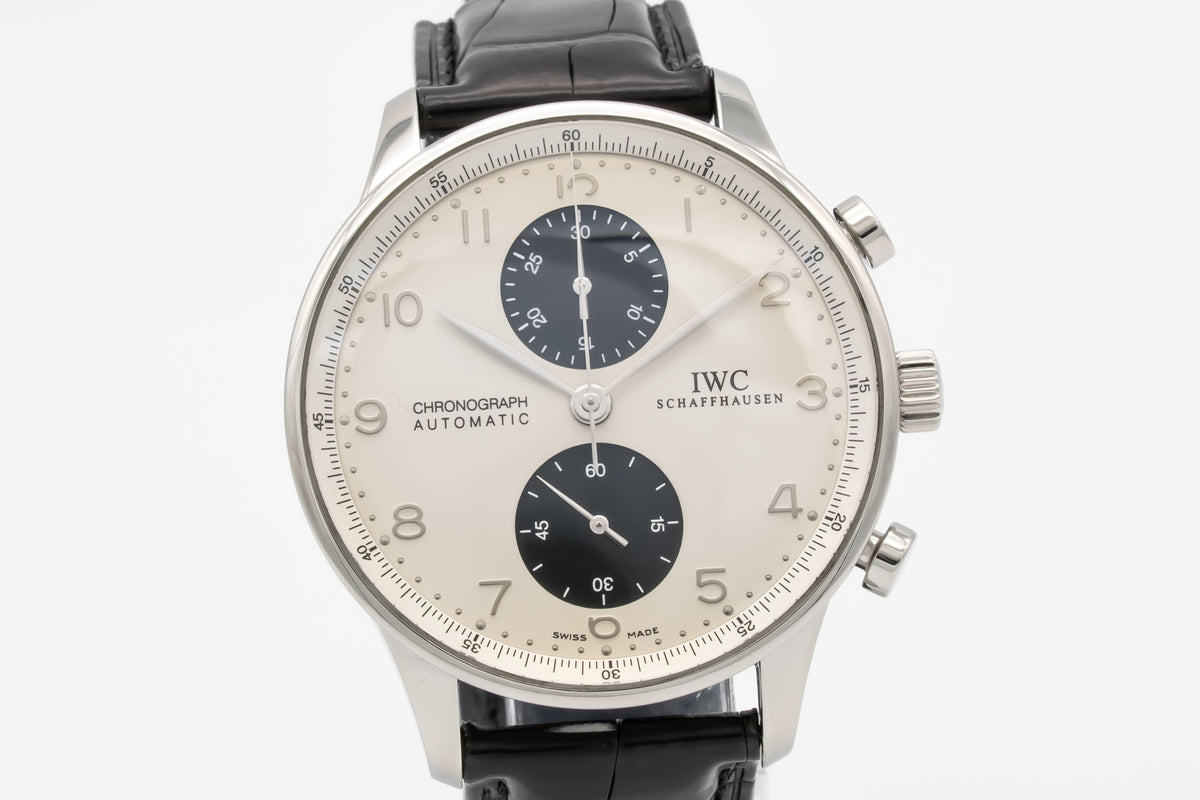 IWC Portugieser Chronograph Portuguese Chronograph IW371445 Special Edition Panda Stahl Automatik 41mm
