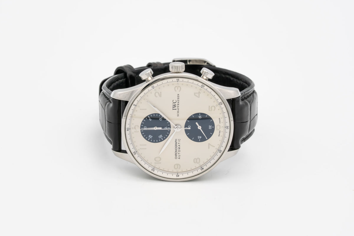 IWC Portugieser Chronograph Portuguese Chronograph IW371445 Special Edition Panda Stahl Automatik 41mm
