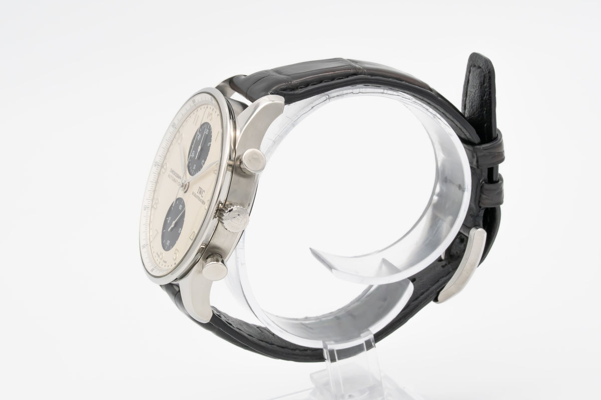 IWC Portugieser Chronograph Portuguese Chronograph IW371445 Special Edition Panda Stahl Automatik 41mm