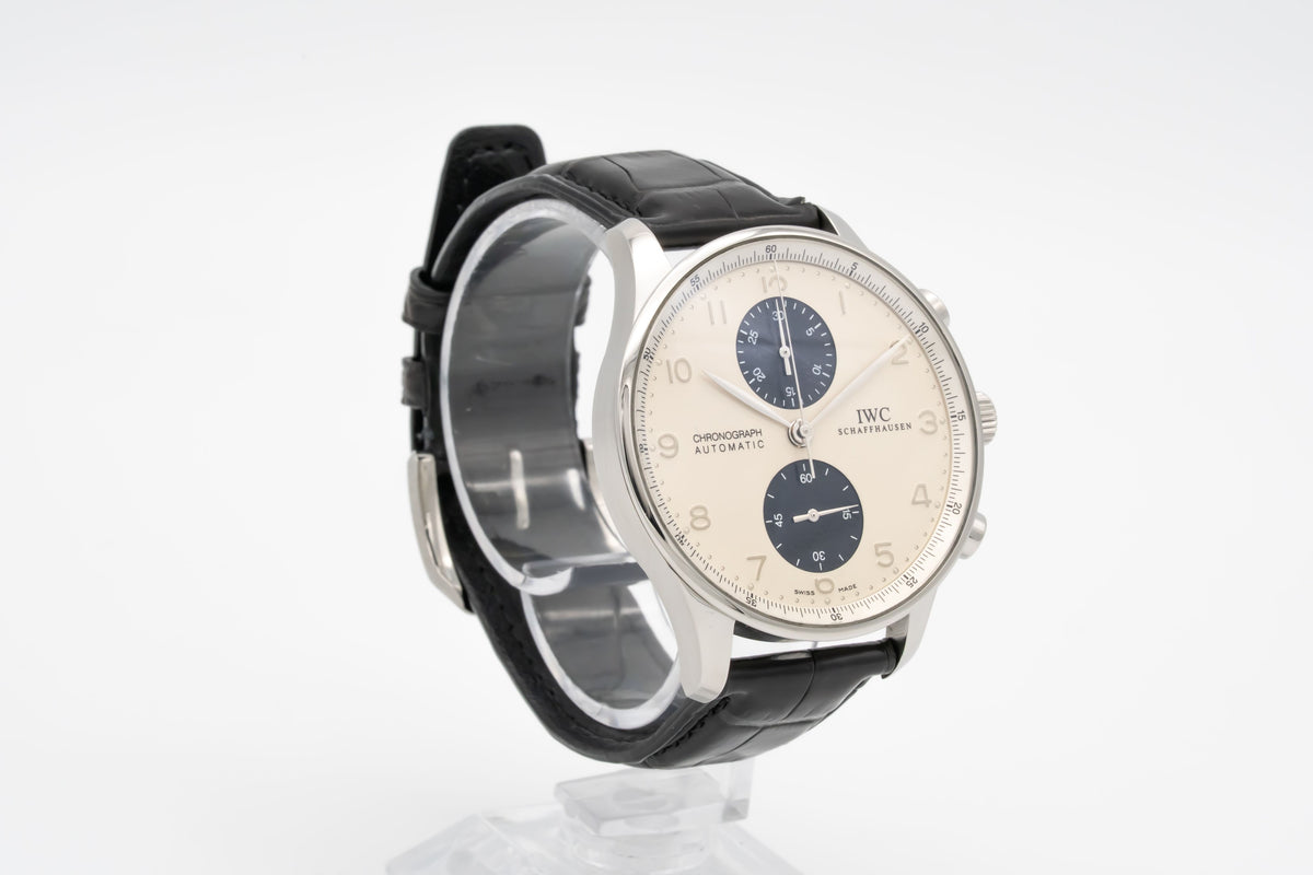 IWC Portugieser Chronograph Portuguese Chronograph IW371445 Special Edition Panda Stahl Automatik 41mm