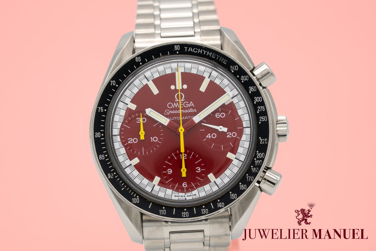 Omega Speedmaster Reduced Rare Schumacher Edition Stahl Automatik 39mm