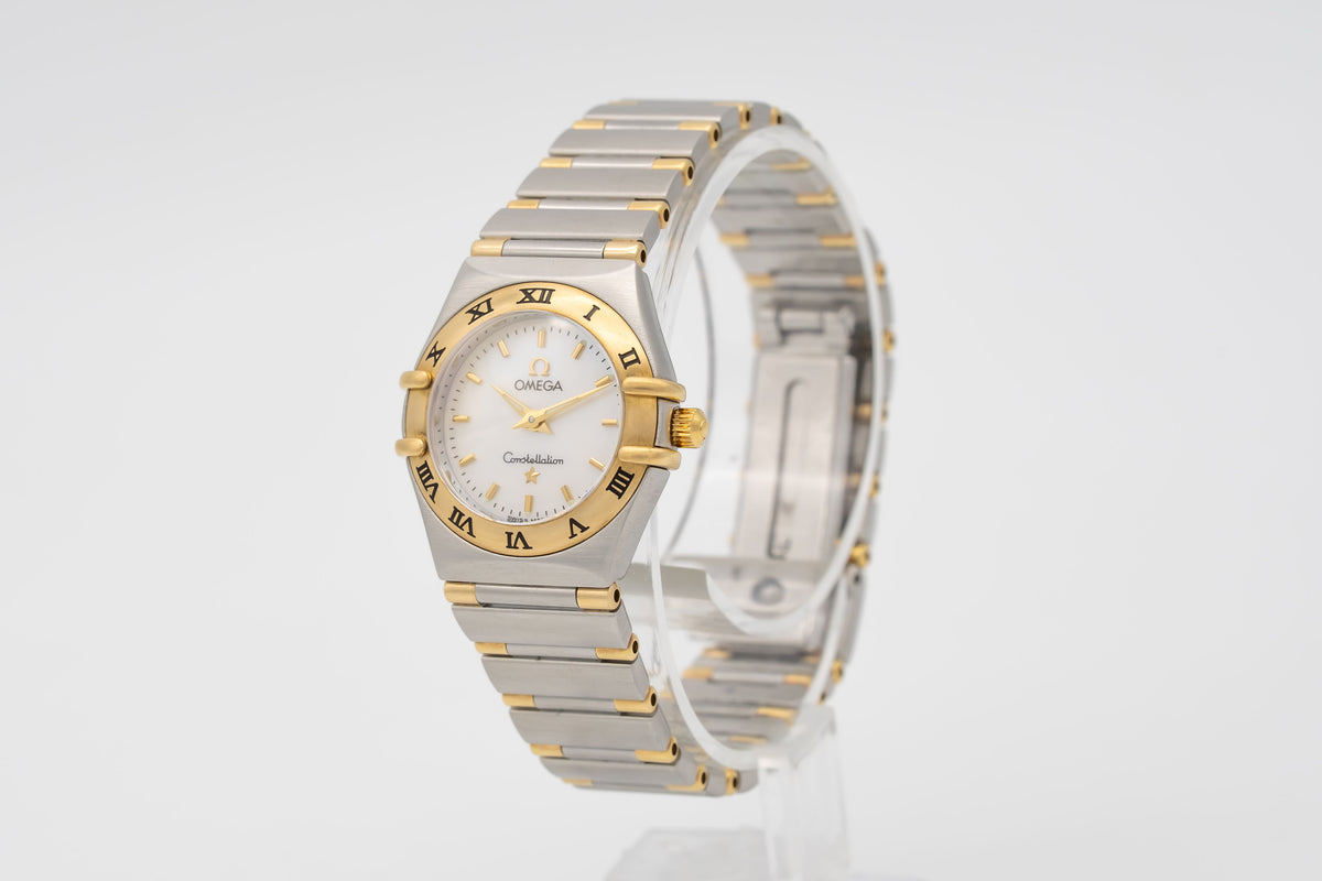 Omega Constellation Ladies Lady MOP Dial Stahl Gelbgold 750 22.5mm