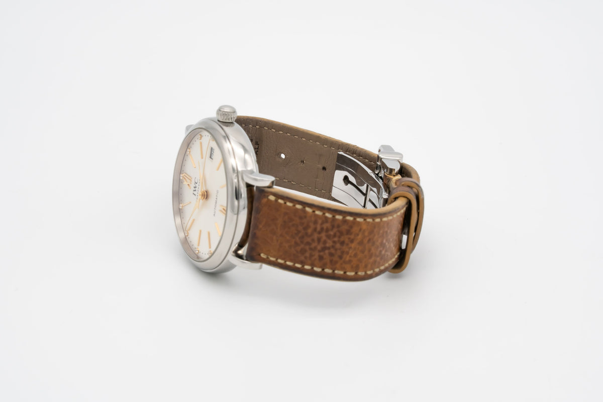 IWC Portofino Automatic IW458601Diamond Dial Stahl Automatik 37mm Papers