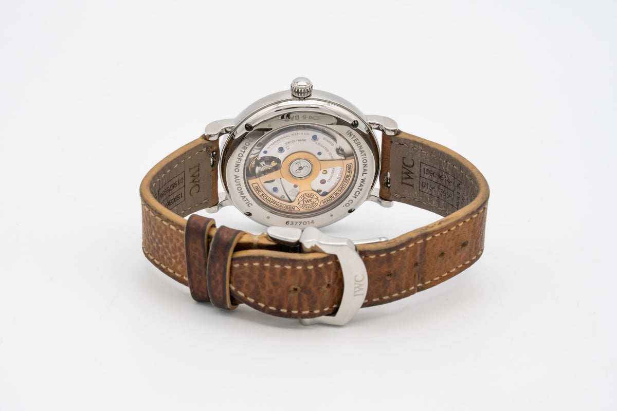 IWC Portofino Automatic IW458601Diamond Dial Stahl Automatik 37mm Papers