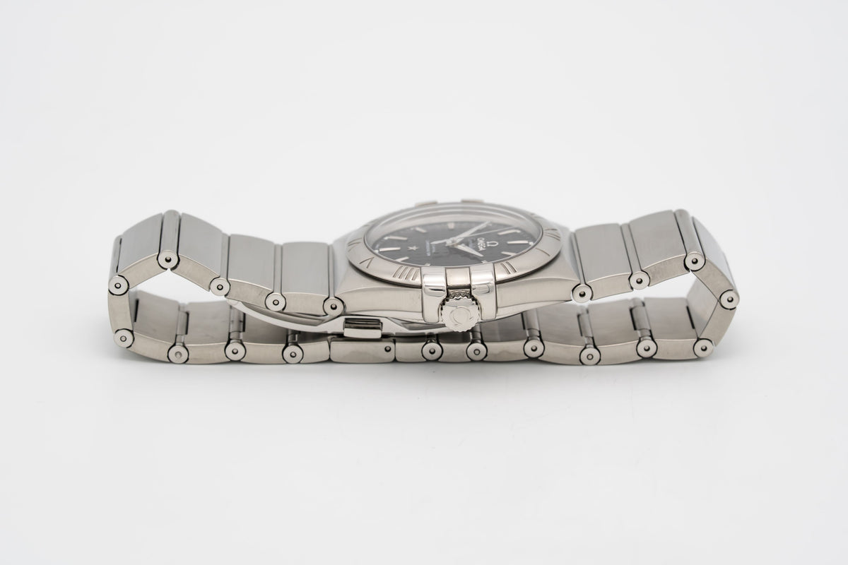 Omega Constellation Ladies Stahl Automatik 35mm Papers Herrenuhr