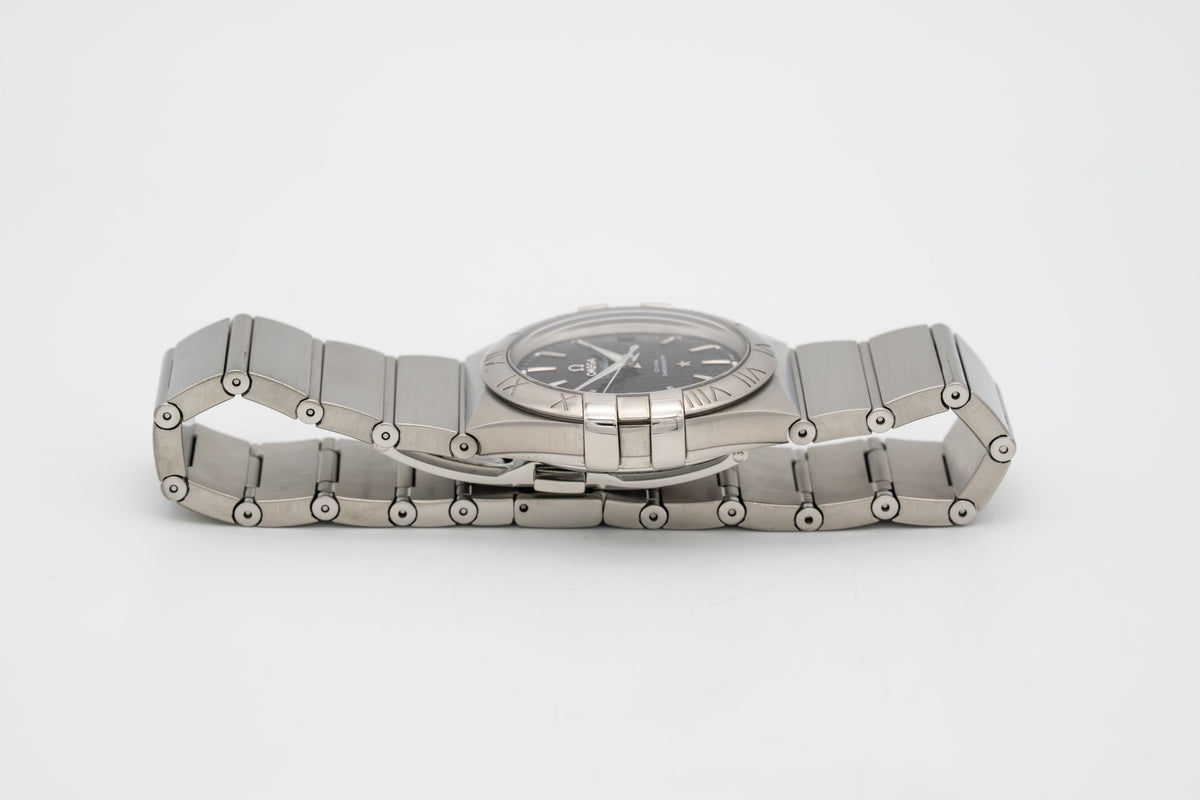 Omega Constellation Ladies Stahl Automatik 35mm Papers Herrenuhr