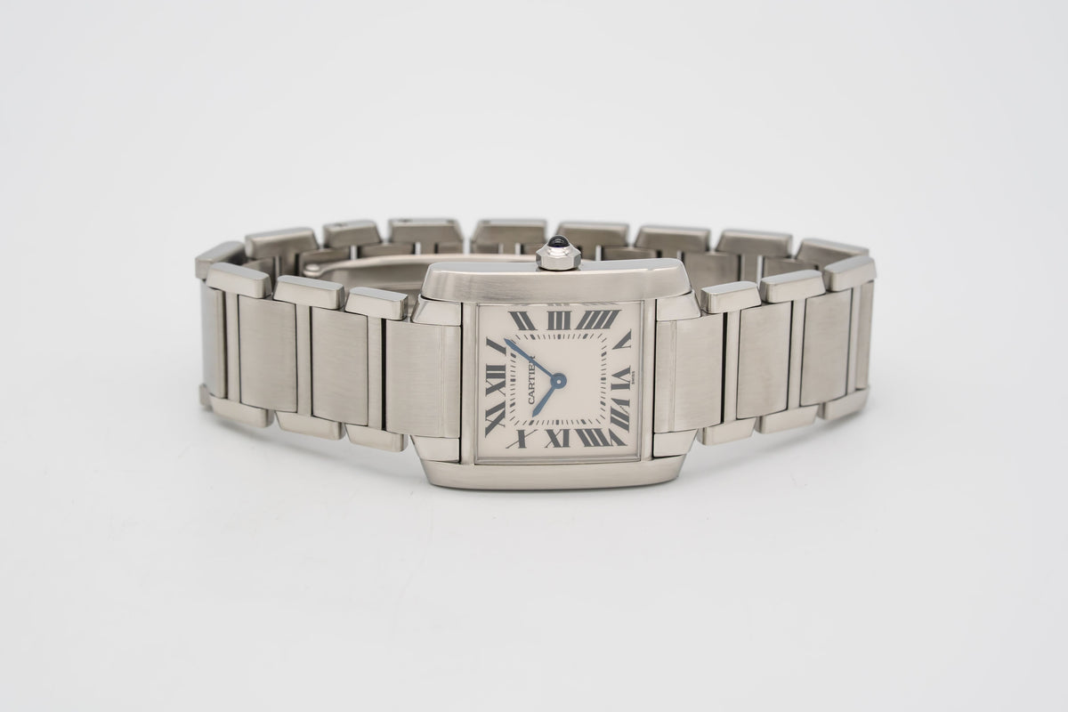 Cartier Tank Française 2301 Medium Stainless Steel
