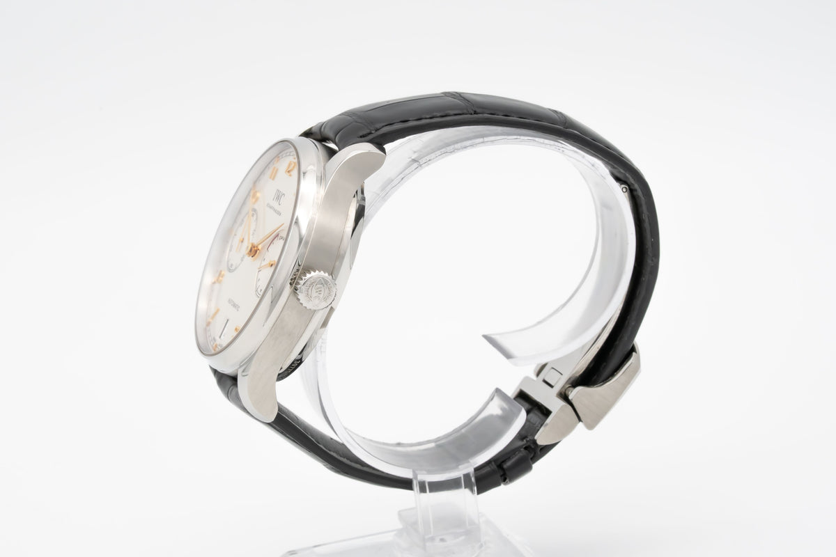 IWC Portugieser Automatik IW500704 Portuguese 7 Days Stainless Steel Automatic Papers