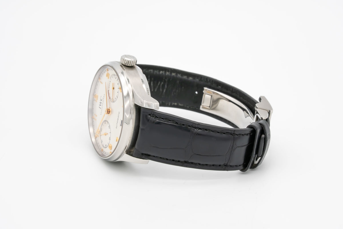 IWC Portugieser Automatik IW500704 Portuguese 7 Days Stainless Steel Automatic Papers