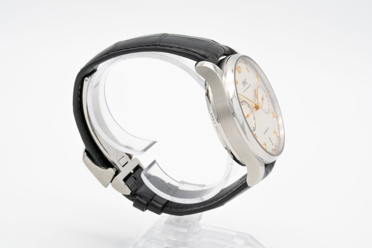 IWC Portugieser Automatik IW500704 Portuguese 7 Days Stainless Steel Automatic Papers