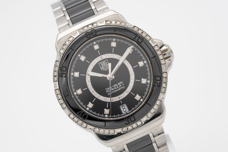 TAG Heuer Formula 1 Lady Factory Diamonds Stainless Steel Automatic 37mm