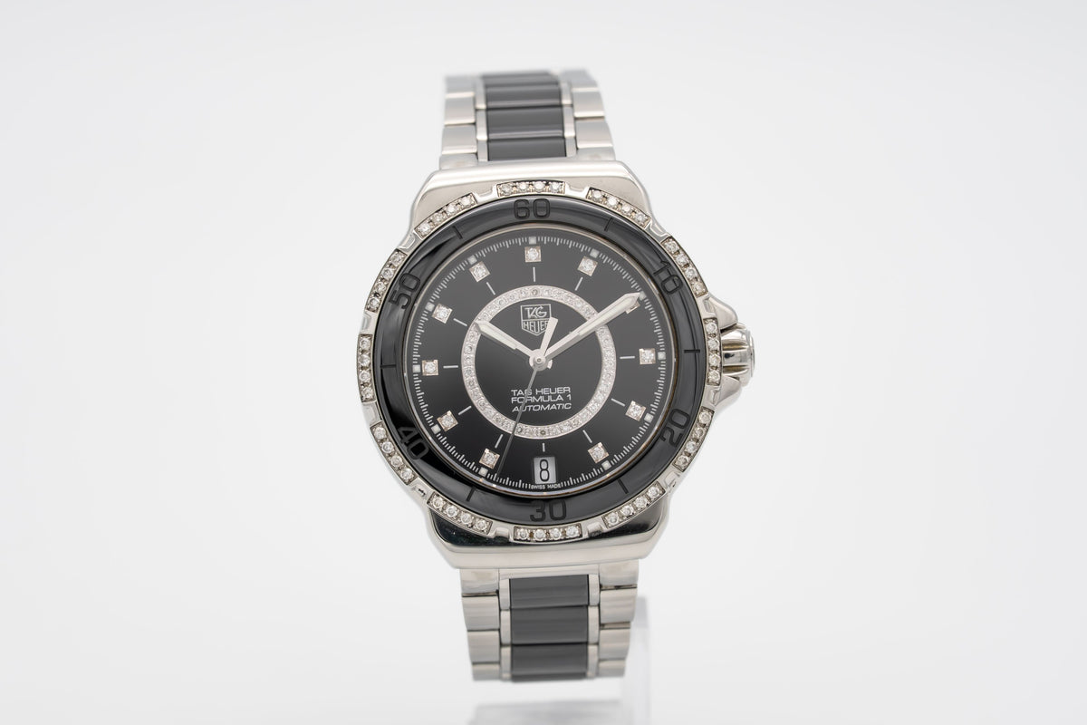 TAG Heuer Formula 1 Lady Factory Diamonds Stainless Steel Automatic 37mm
