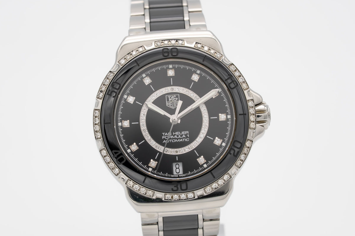 TAG Heuer Formula 1 Lady Factory Diamonds Stainless Steel Automatic 37mm