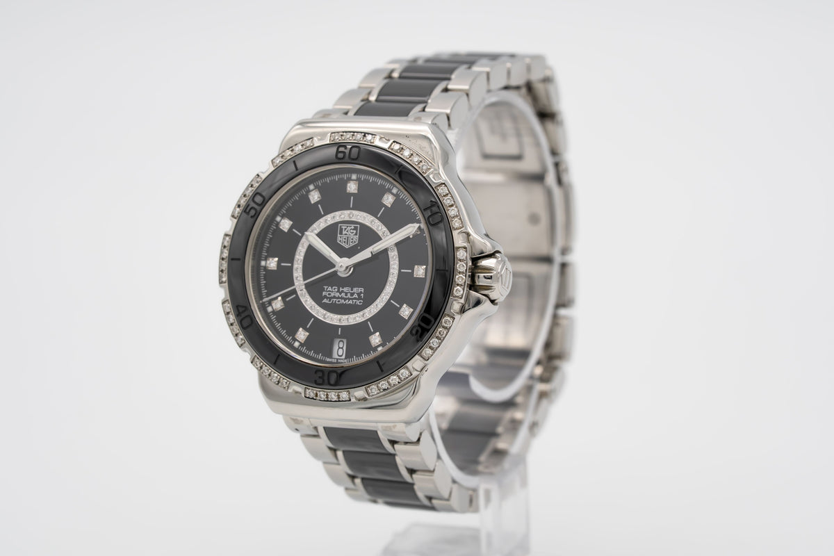 TAG Heuer Formula 1 Lady Factory Diamonds Stainless Steel Automatic 37mm