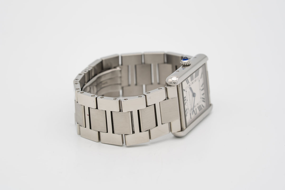 Cartier Tank Solo 3169 Stainless Steel Papers 27mm
