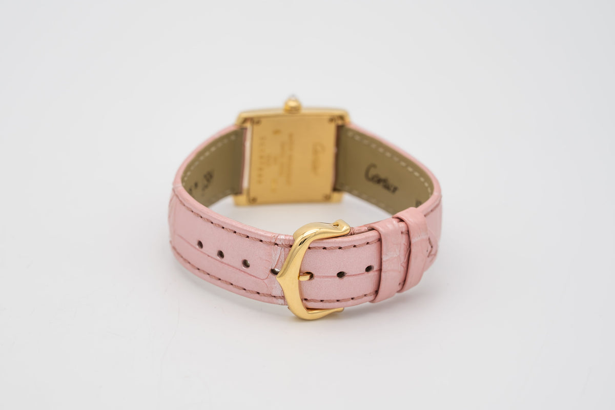 Cartier Tank Française 1820 Lady 18k Yellow Gold 750