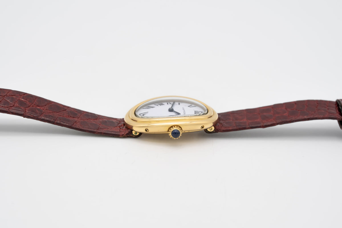 Cartier Baignoire 78094 Very Rare Ladies 18K Gold Manual Winding
