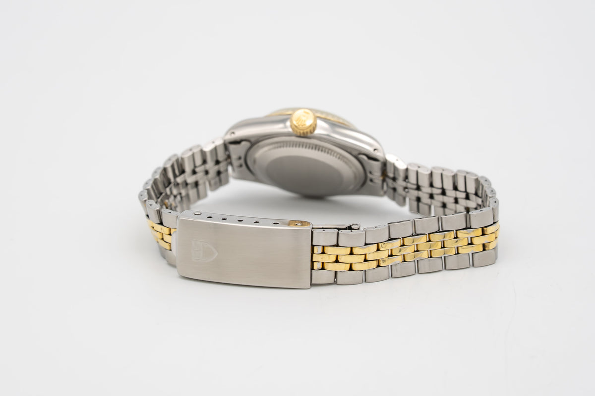 Tudor Prince Oysterdate Lady 92413 Stahl Gelbgold 750 Automatik 25mm Papers