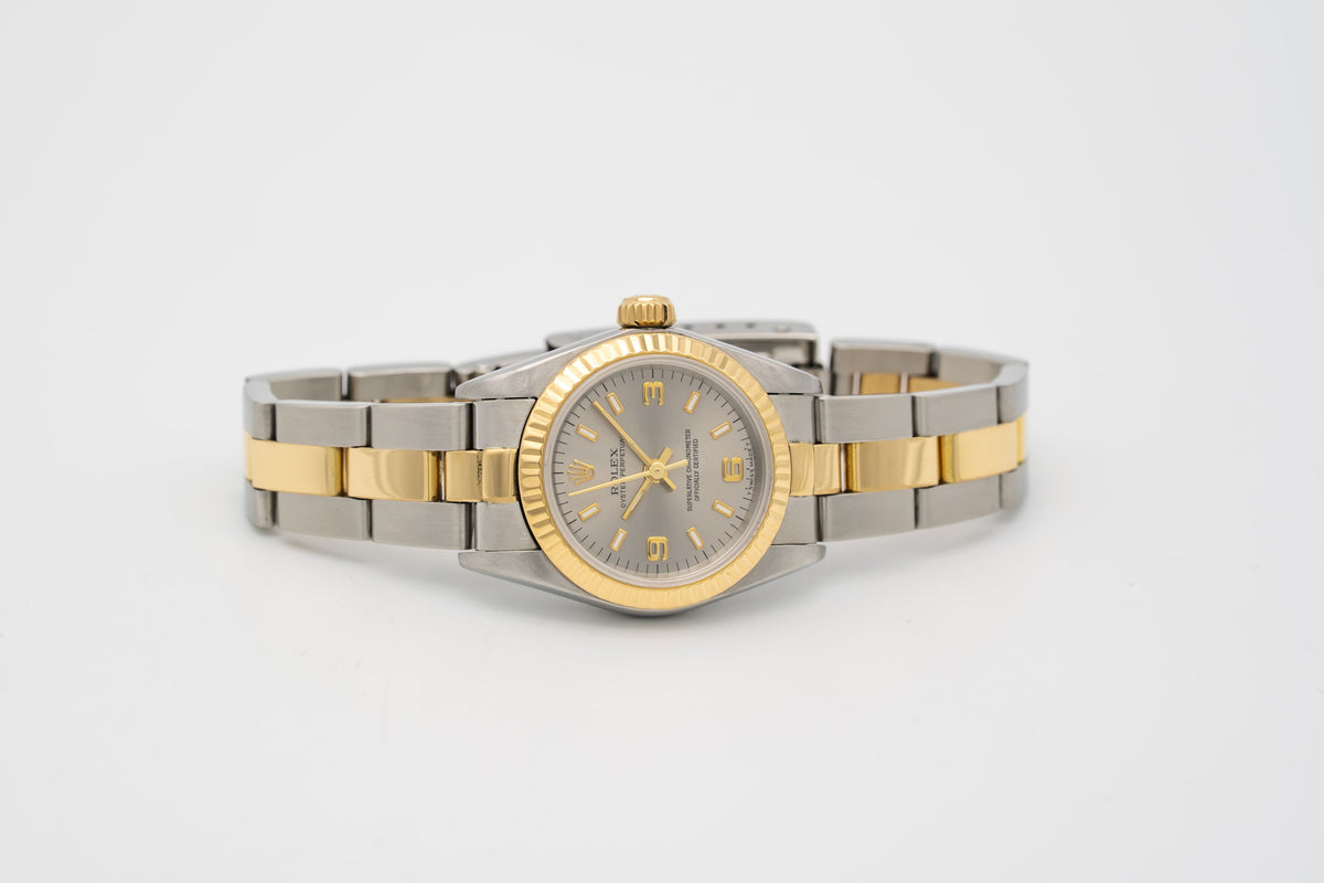 Rolex Oyster Perpetual 26 Lady 67193 Stahl Gelbgold 750 Automatik 26mm