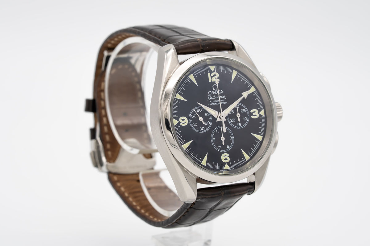 Omega Seamaster Railmaster 2812.52.37 Chronograph Stahl Automatik 42mm