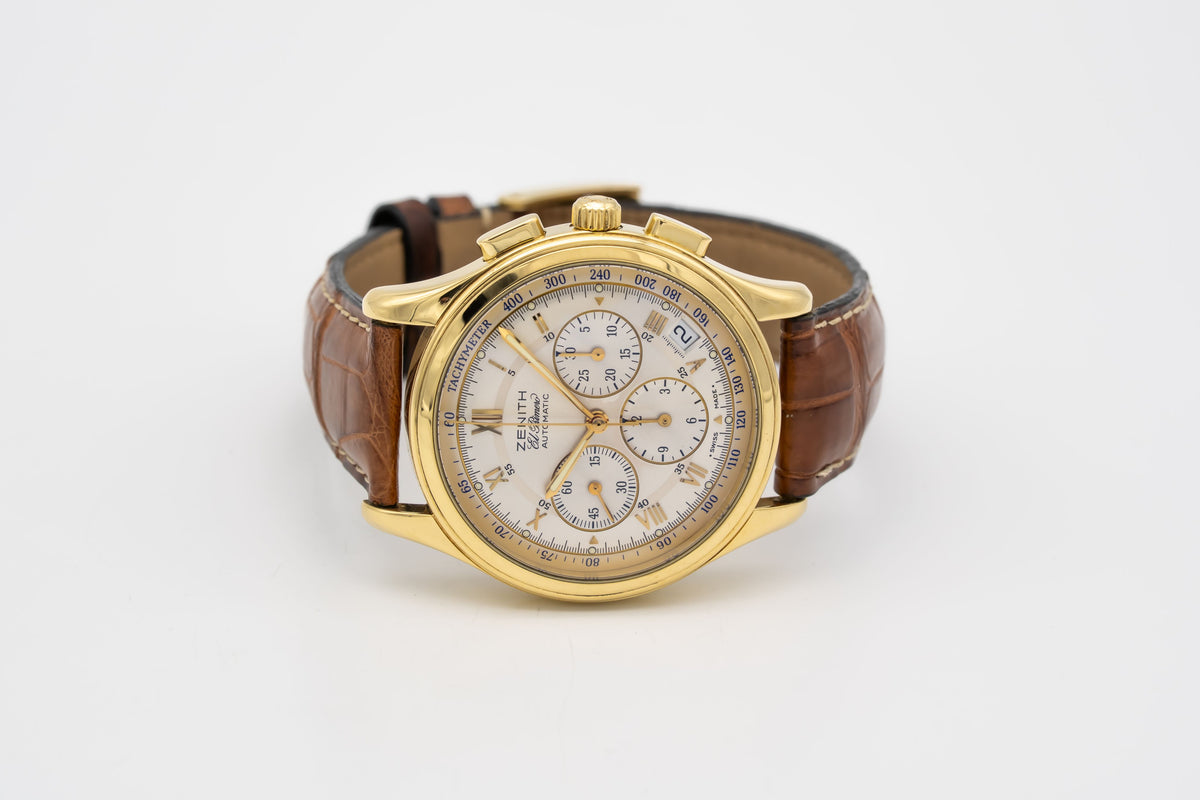 Zenith Prime 18 Karat Yellow Gold Manual Winding 38mm Yellow Gold 750