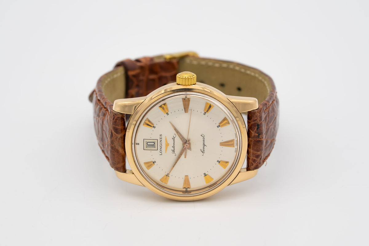 Longines Conquest Heritage L1.611.6 Rosegold 750 Automatik 35mm