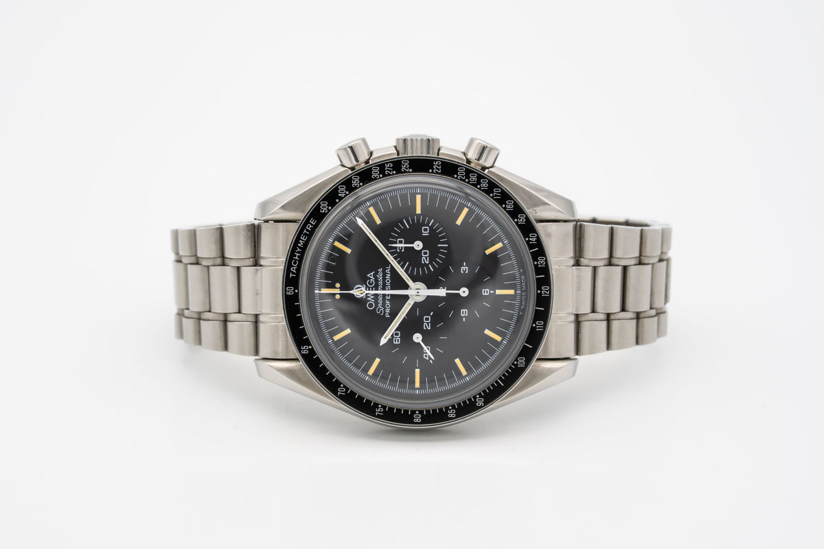 Omega Speedmaster Professional Moonwatch Apollo XI Papers Unpolished Stainless Steel Manual 42mm