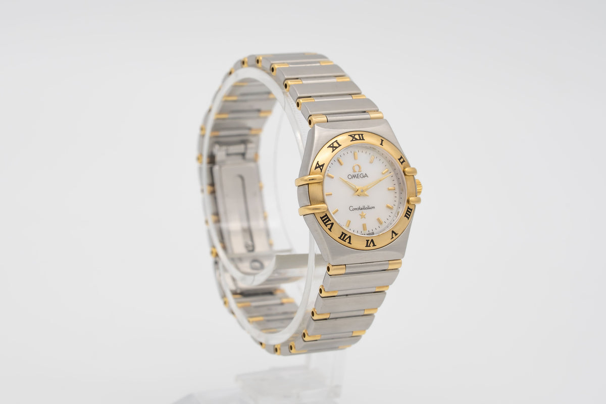 Omega Constellation Ladies Lady MOP Dial Stahl Gelbgold 750 22.5mm