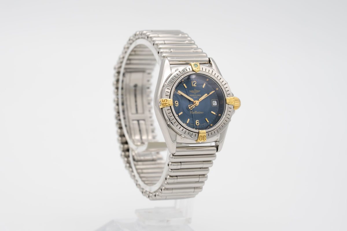 Breitling Callistino B52045 Lady Stahl Gelbgold 28mm Papers