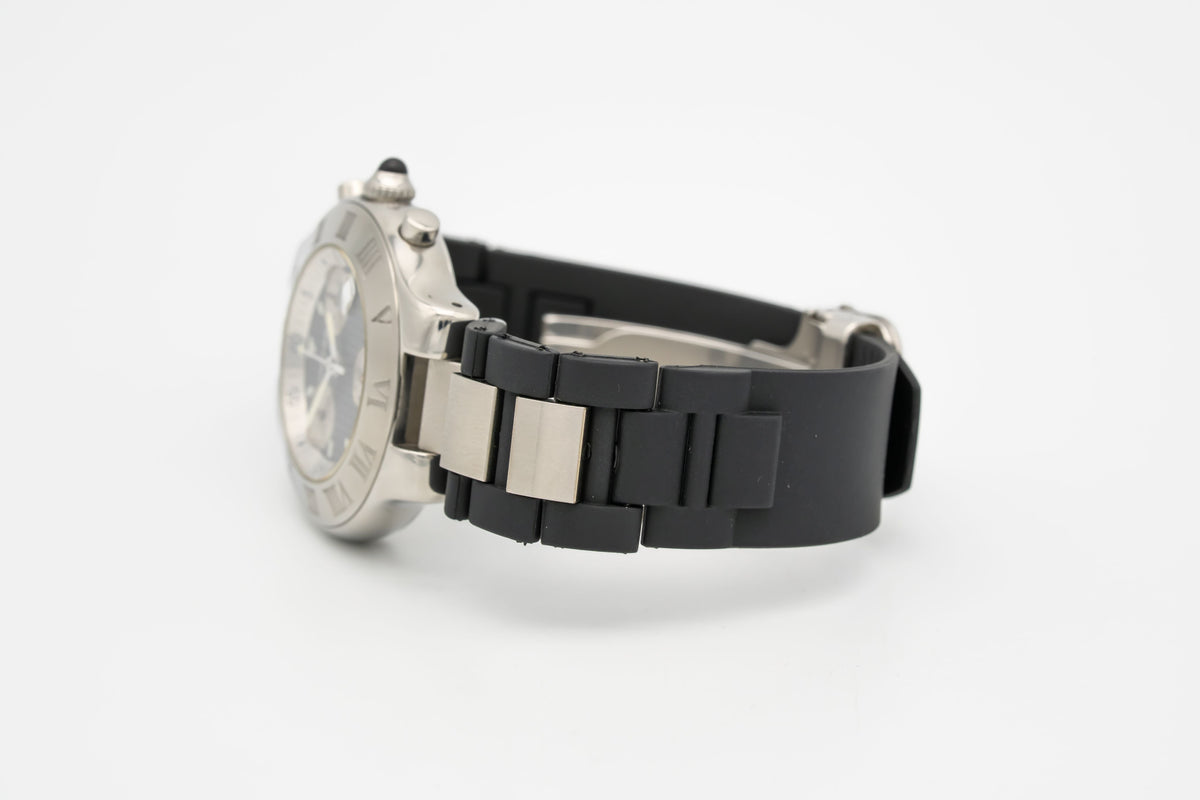 Cartier 21 Chronoscaph 2424 Stainless Steel 38mm