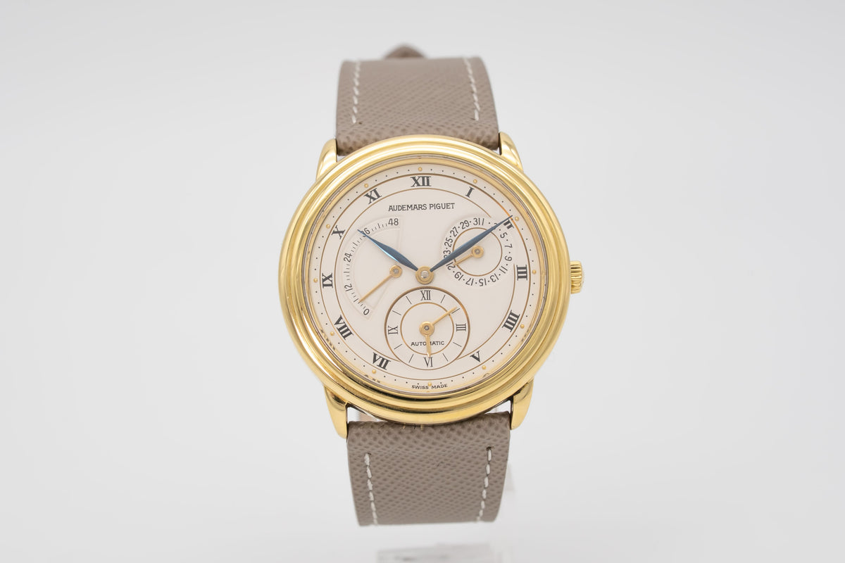 Audemars Piguet Jules Audemars 25685BA Dual Time Gelbgold 750 Automatik 36mm
