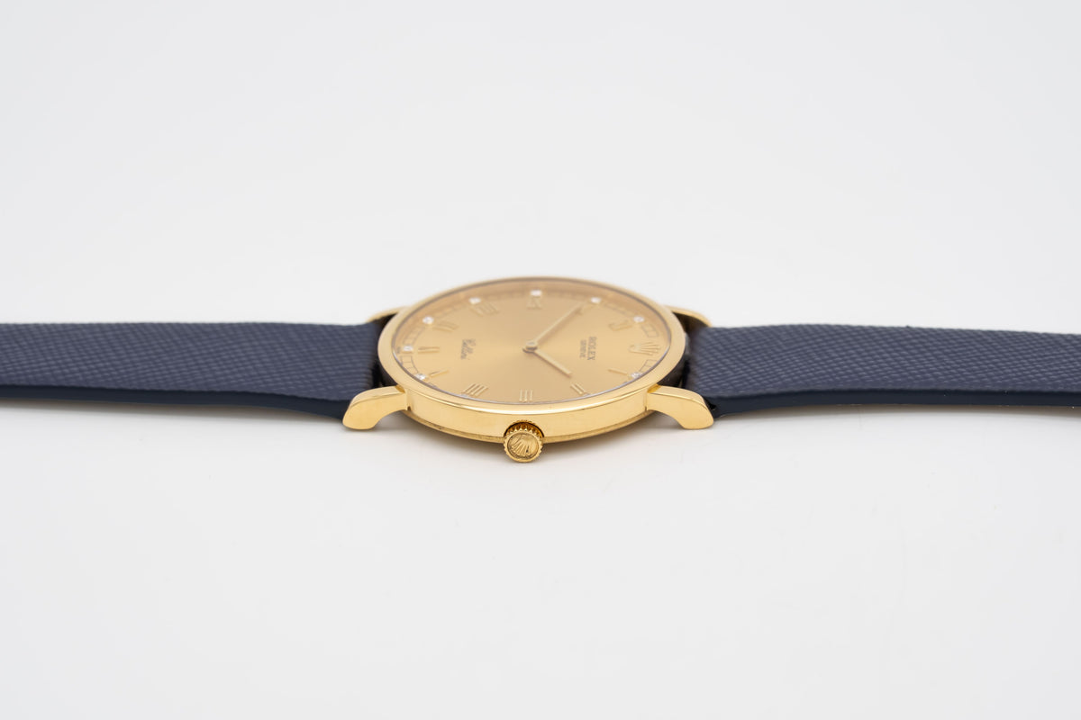 Rolex Cellini 5112 Gelbgold 750 Diamanten Manual Wiinding 32mm