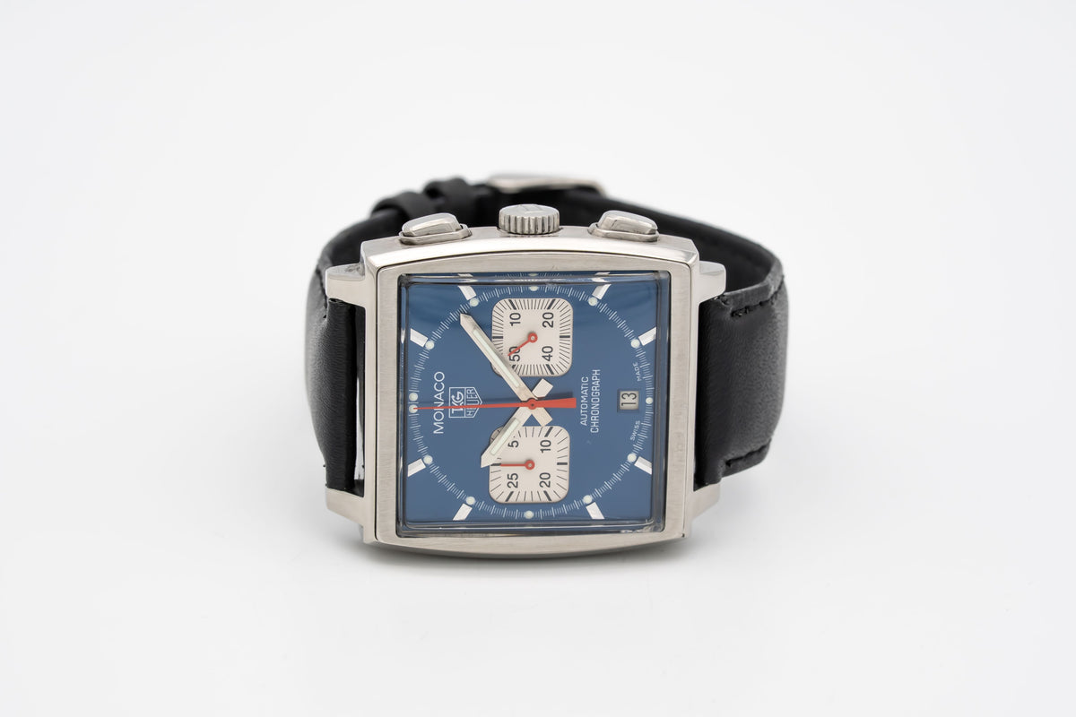 TAG Heuer Monaco CW2113 Steve McQueen Chronograph Stahl Automatik 38mm