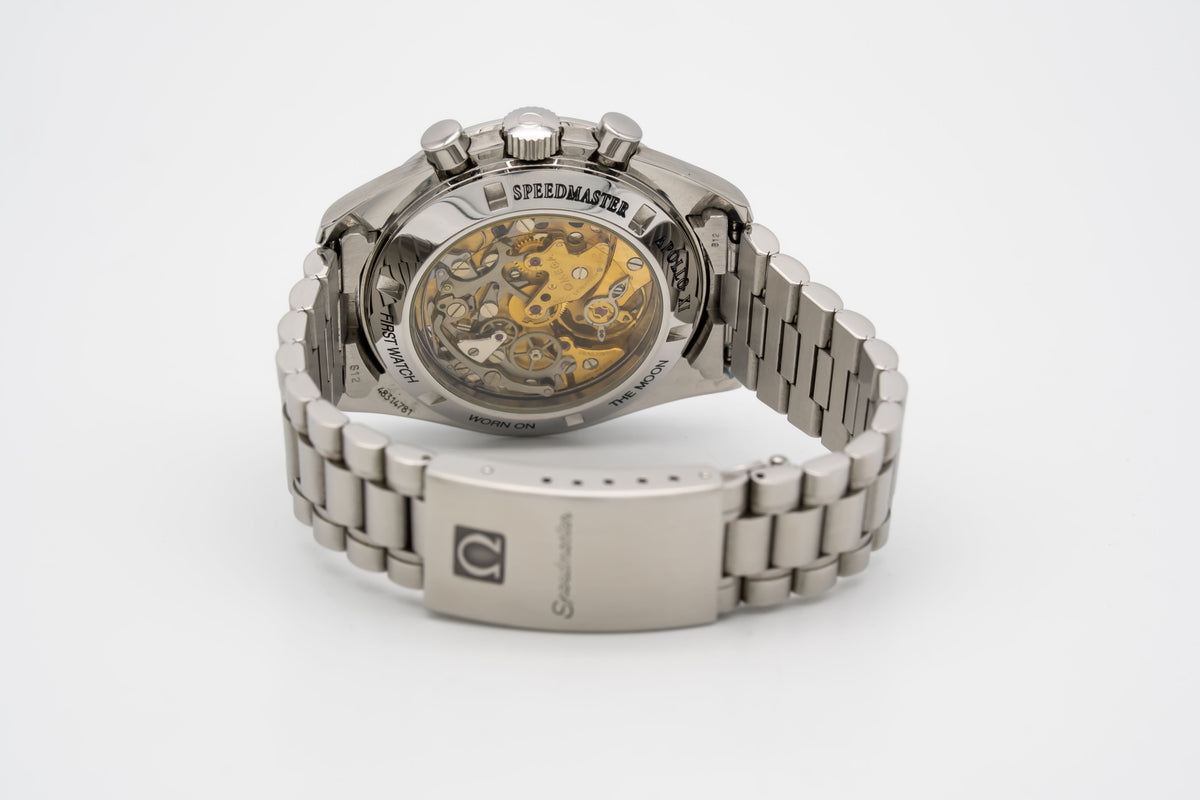 Omega Speedmaster Professional Moonwatch Apollo XI Papers Unpolished Stainless Steel Manual 42mm