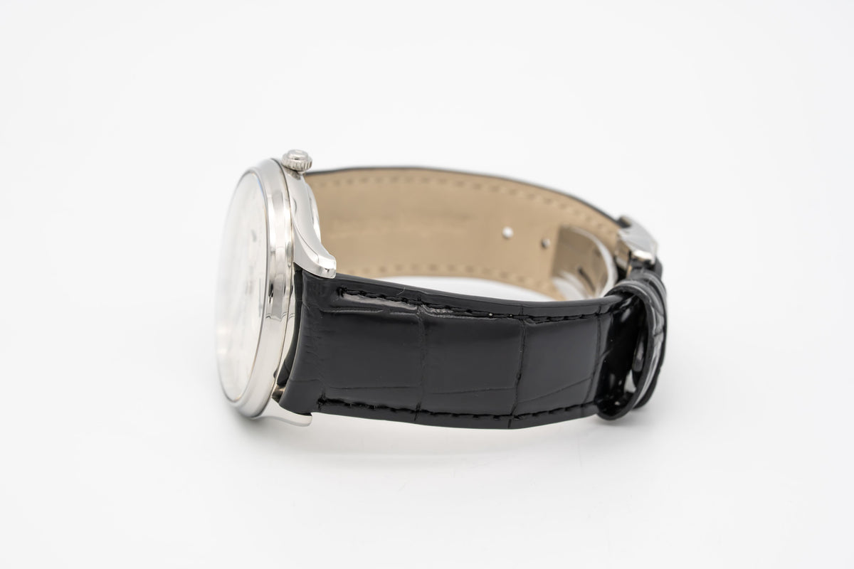 Jaeger-LeCoultre Master Ultra Thin Réserve de Marche Stainless Steel Automatic Papers 39mm