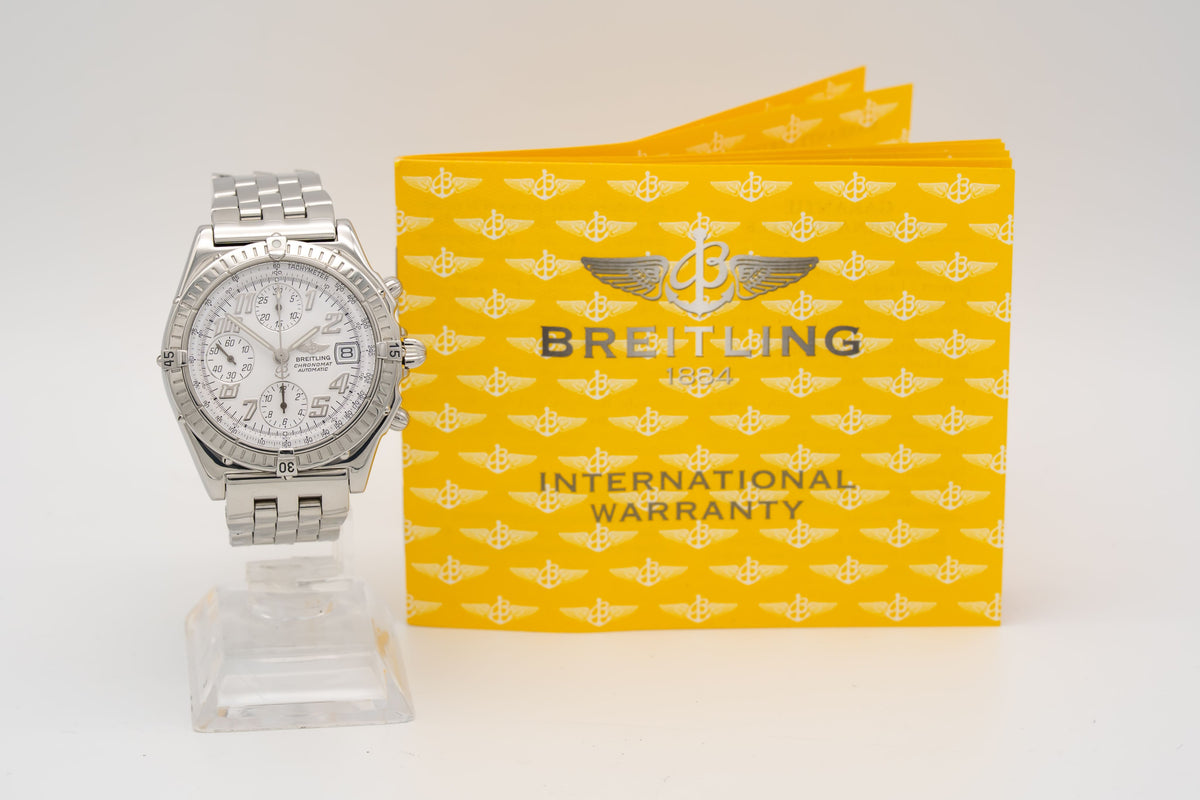 Breitling Blackbird Chronomat A13350 Stahl Automatik 40mm Papers