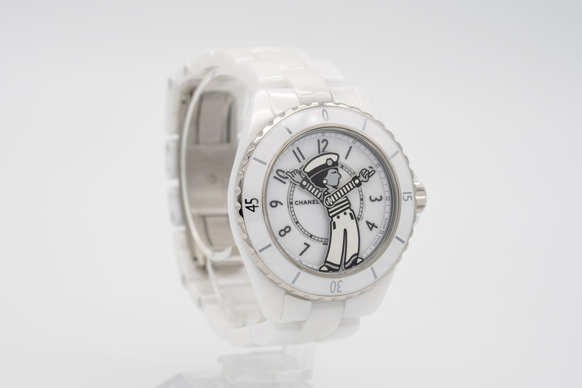 Chanel J12 Mademoiselle J12 La Pausa Ceramic Automatic 38mm Papers
