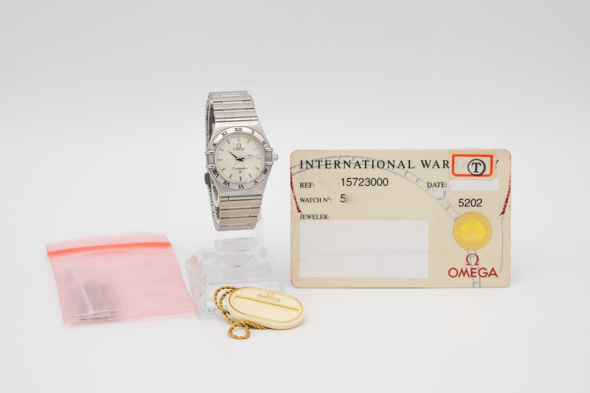 Omega Constellation Ladies Lady 1572.30 Stainless Steel 25.5mm Papers