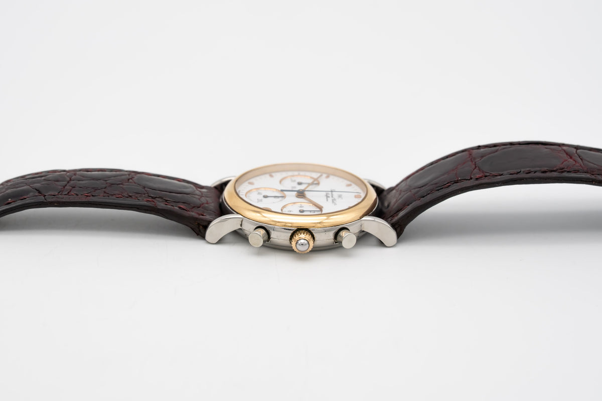 IWC Portofino Chronograph IW3730 Ladies Stahl Gelbgold 750 29mm