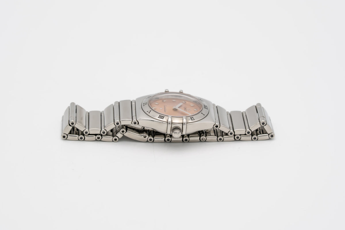 Omega Constellation Ladies My Choice Lady Salmon Dial Stainless Steel 25mm