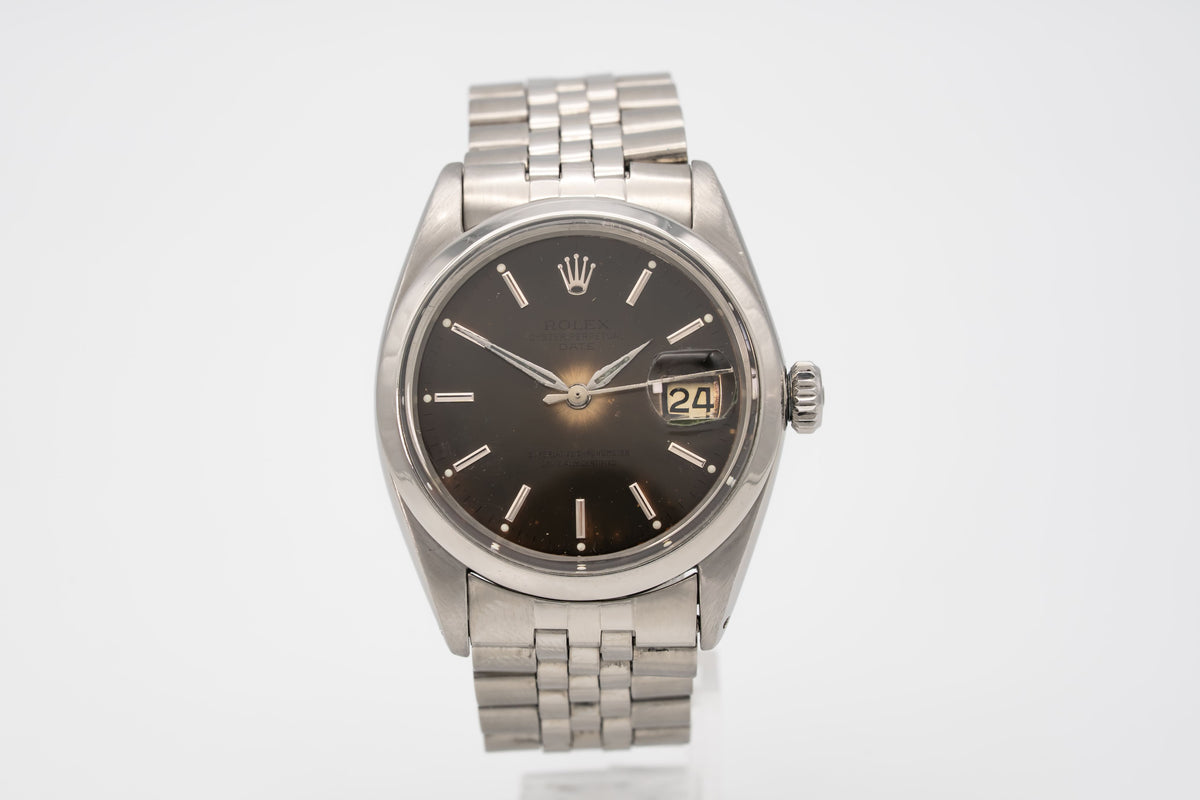 Date 1500 Rare Tropical Dial Stahl Automatik 34mm
