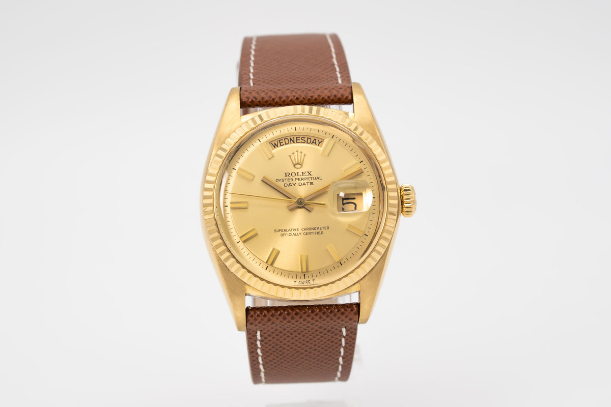 Rolex Day-Date 36 1803 Rare Wide Boy Gelbgold 750 Automatik 36mm