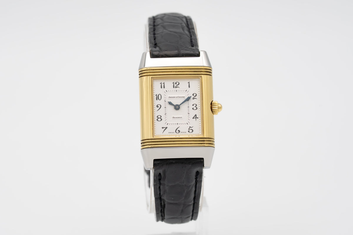 Jaeger-LeCoultre Reverso Duetto 266.5.44 MOP Fatory Diamonds Stahl Gelbold 750 Lady