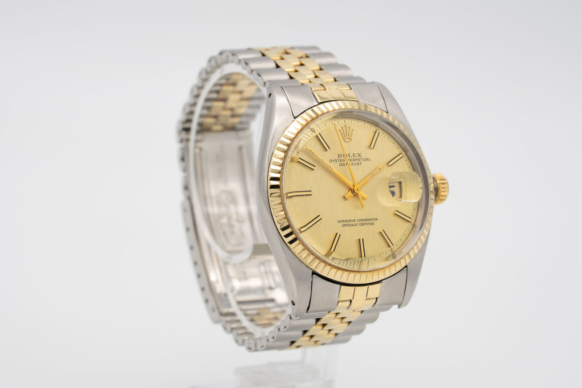 Rolex Datejust 36 1601 Rolex Stahl Gelbgold 750 Automatik 36mm