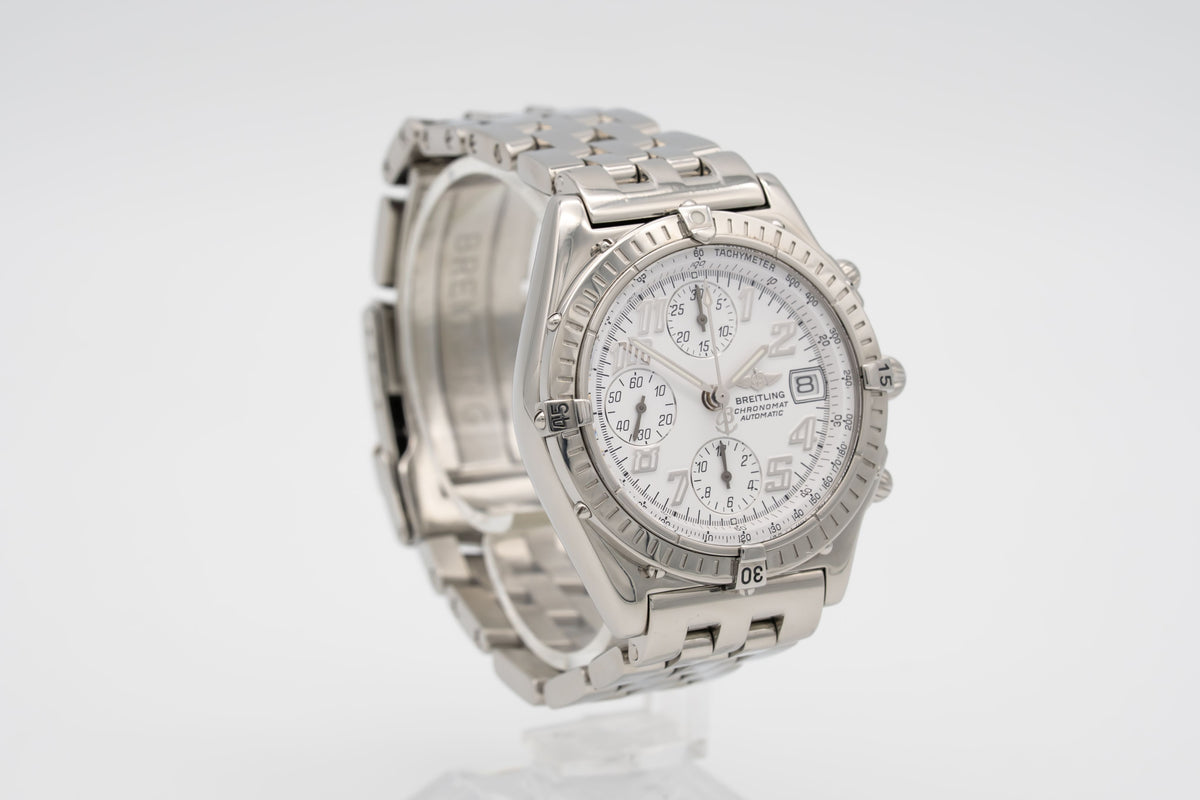 Breitling Blackbird Chronomat A13350 Stahl Automatik 40mm Papers